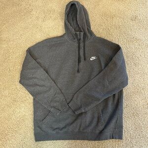 Nike half zip hoodie